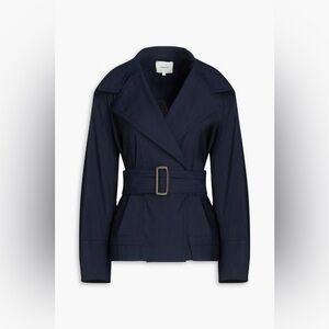 VINCE
Belted Linen-Blend Jacket